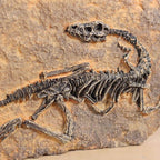 XINDAM Resin Dinosaur Fossil Statue Model Simulated Skeleton Home Office Display Decorative Craft Box Decoration (Style 1)