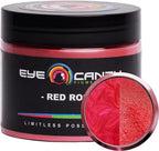 Eye Candy Pigments Premium Red Mica Powder - Red Rose (50gr) - for Epoxy, Resin, Soap, Paint, Woodworking, Acrylic Pouring, Bath Bombs, Fishing Lures - DIY Arts and Crafts Additive