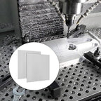 2Pack 6061 T651 Aluminum Sheet Metal 6 x 6 x 1/16 (0.06”) Inch Flat Plain Aluminum Plate Covered with Protective Film, Heat Treatable Rectangle Aluminum Metal Plate for Crafting, DIY, 1.5mm Thick