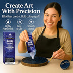 Royal Blue Epoxy Resin Pigment Paste XL (191g/6.7oz) – Opaque Epoxy Dye & High Concentration Coloring Paste, Mica Powder Alternative for Resin Art, Jewelry, Tumblers, River Tables & Crafts