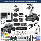 Yahboom Jetson Orin Nano 8GB ROS2 AI Robot Kit Large AI Model Supports 3D Mapping Navigation, Movelt Simulation, AI Vision, App Control