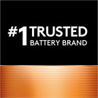 Duracell Coppertop 9V Battery, 6 Count (Pack of 1), 9 Volt Battery with Long-lasting Power, All-Purpose Alkaline 9V Battery for Household and Office Devices