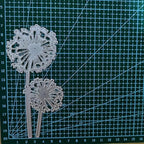 Lapoo Flowers Metal Cutting Die for Scrapbooking - Durable, Cut Stencils for DIY Scrapbook Photo Album Decorative Paper Card, Card Making Supplies, Embossing (Blowball 2.9 x 2.3 in)
