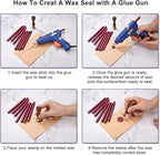 Yoption 15 Pieces Fuchsia Glue Gun Sealing Wax Sticks for Wax Seal Stamp, Great for Wedding Invitations, Envelopes, Cards, Christmas Gift Ideas, Wine Packages (Fuchsia)