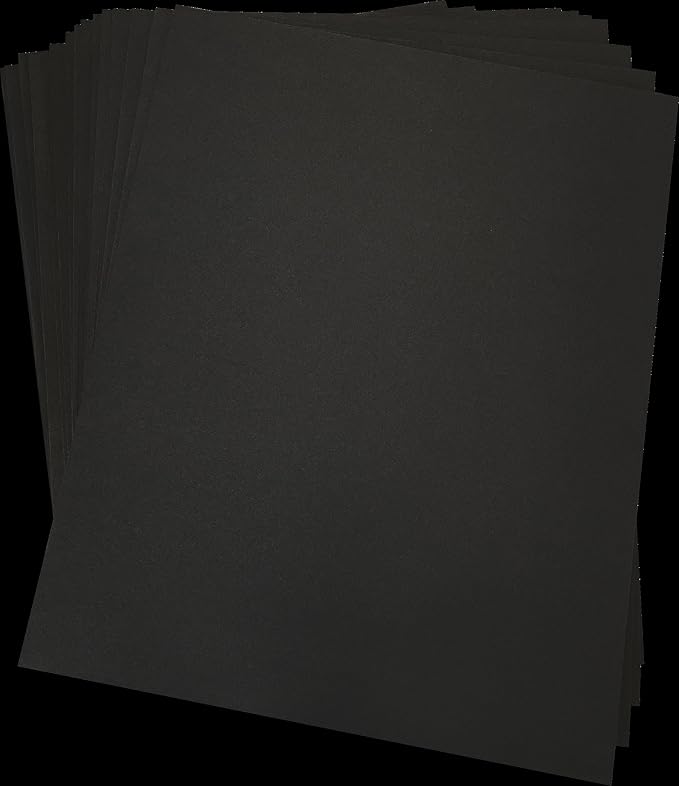 Black Foam Board 11 x 14 x 1/8" (3mm) Inch, 15 Pack Acid-Free Foam Core Poster Board Sheets for Art, Crafts, Presentation, Vision Board, Signboard, and Party Decorations