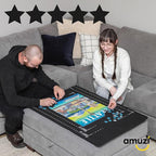 Puzzle Mat for Jigsaw Puzzle Fits 1500 1000 500 Piece Puzzles Roll-Up Puzzle Mat for Adults Kids Storage & Transport by Amuzi