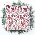 Stencils for Crafts Reusable Texture Stencils Background Stencil Leaf Floral Templates for Painting on Wood Furniture Card Canvas Paper Scrapbook(Border Stencil03-18p)
