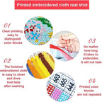 Dimxvean Stamped Cross Stitch Kits,Cross Stitch Kits for Adults Beginners,Embroidery Kits Full Range of Cross Stitch Stamped Kits Needlepoint Kits Cross Stitch Patterns-Forest Bear 16x20 inch