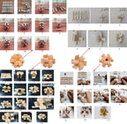 18 Pack Wooden Brain Teaser Puzzles Wooden Burr Puzzles Brain Teaser Puzzle with Gift Packing Box Magic Puzzle Games Toys for Kids and Adults by AHYUAN (Natural Wood)