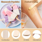 400PCS Wooden Craft Sticks Kits, 4.5 inch Natural Popsicle Wood Sticks with Hot Glue Gun and Sticks for Ice Pops Waxing Hair Removal and Wax Supplies Classroom DIY Paint Craft Project Tongue Depressor