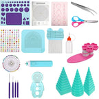 MDLUU Paper Quilling Kit with 1860 Strips and Quilling Tools and Storage Box, Paper Quilling Craft Great for DIY Learning Class, Home Decoration, Birthday Gift