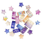 12 Rolls Galaxy Washi Tape Set Bronzing Starry Night Decorative Masking Tape for Scrapbooking, Bullet Journal, Planner, DIY Crafts, Gift Wrapping