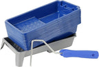 Mister Rui 4 Inch Paint Roller Tray - 22 Pack with Liners, Disposable Liners, Thickened Plastic