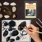 Premium Charcoal Powder for Drawing & Sketching - 2 lbs Fine Art Charcoal, Ideal for Shading, Blending - Professional & Beginner Artist Supplies (2 Pounds)
