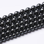 51pcs 8mm AAA Black Hematite Beads Natural Stone Gemstone Round Loose Beads for Jewelry Making DIY Bracelets Necklace Earrings