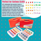Every Occasion Year Round Scrapbook Paper Holiday Punchers-40 Unique Designs for Valentines, Easter, St. Patrick's Day, Christmas, & More- DIY Confetti for Holiday Cards, Invitation, Decoration Making