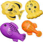 Magnetic Fishing Pool Toys Game for Kids Toddlers, Water Table Bathtub Toy with Pole Rod Net Plastic Floating Fish, Water Bath Pool Outdoor Toys for Kids Toddlers Baby Age 3 4 5 6 Year Old