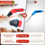 Foam Cutter Electric Hot Knife Styrofoam Cutter Foam Cutting Tool Hot Knife Foam Cutter Air Cooled 200W 110-120V (4 Blades) for XPS,EPS,EPP,EVA,EPE,KT Board,PU,Sponge