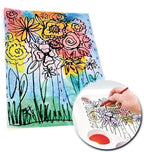 S&S Worldwide Color Splash! Liquid Watercolor Paint, 10 Vivid Colors, 8-oz Flip-Top Bottles, for All Watercolor Painting, Use to Tint Slime, Clay, Glue, Shaving Cream, Non-Toxic., Multicolor