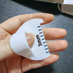 Sewing Finger Ruler for Even Stitches, Magnetic Seam Guide Sewing Kit Supplies Non-Slip Template Mini Measuring Gauge 4mm 3mm 2mm, Quilting Templates Precision Sewing DIY Handmade Sewing Tool (Yellow)