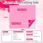HTVRONT Pink Heat Transfer Vinyl - 13 Sheets Hot Pink HTV Vinyl in 12 Assorted Colors, Red Iron on Vinyl for Cricut & Cameo - Easy to Cut & Weed