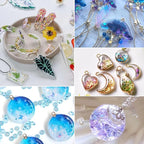 UV Resin Bulk 2000g, Hard Type Clear Beginner-Friendly Kit, Upgraded Formula & Crystal Clear for Jewlery Making, Art Craft, 1000g*2 Resin UV Kit for Earring, Pendant, DIY