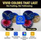 BALTIC DAY – 10 Pigment Paste for Epoxy Resin [20g] – Opaque Epoxy Colorant, Liquid Dye & Mica Powder for DIY Resin Art, Molds, Coasters, Tumblers, Jewelry Making & Wood Projects