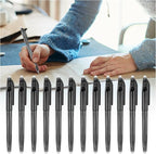 12pcs Heat Erasable Pens for Fabric Marking Pens Fabrics Markers for Quilting Sewing DIY Dressmaking Tailors Chalk (Black)
