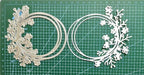 Mvchifay Cutting Dies Happy Birthday Metal Stencils Scrapbooking Tool DIY Emboss Paper Card Making (Wreath-11.2x11cm)