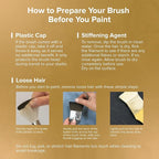 Silver Brush Limited 5403-30 Silver Atelier Oval Hog Bristle Mottler Brush, Size 30, Extra Long Handle