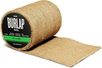 VViViD Burlap Fabric Roll (6” x 35ft) Natural Jute for DIY Crafts, Wedding Decorations, Gift Wrapping & Home Accents