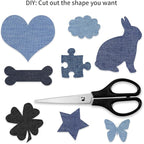 30 Pieces Iron on Patches for Clothing Repair Fabric Patches Iron on for Denim Jean Repair Patch Decorating Kit Repair Canvas Fabric for Puffer Down Jacket (Vivid Colors)