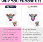 Hayes 110 Sheets Sublimation Paper 8.5x11 Inch Letter Size | 120gsm Heat Transfer Paper for Inkjet Printers | Use on Mugs, T-Shirts, Light Fabrics | Compatible With Sublimation Printers