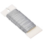 Hapeper 22 Gauge Floral Flexible Wire for Christmas Wreath Tree, Flower Arrangements, 3 Pack 114 Yards (Silver)