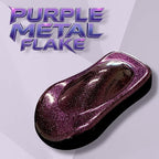 LiME LiNE Sprayable Metal Flake Paint Additive: Solvent Resistant Glitter for Automotive Custom Painting (Purple)