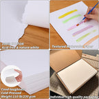 150 Sheets Cotton Watercolor Paper Bulk -230GSM Art Paper-8.5 x 11 inch Painting & Craft Paper, Finger Paints, Watercolor, Tempera, Drawing, Art Room & Home School Crafts