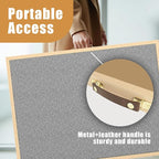 1500 Pieces 2-in-1 Tilting & Rotating Puzzle Board with 4-Angle Adjustment & Dual Rotation Mode, 34.05"x24.8" Portable Wooden Lazy Susan Jigsaw Puzzle Table with Drawers and Cover for Adults Gifts