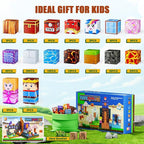 Magnetic Blocks - Build Magnet World Magic Portal Set, Magnetic Tiles Building Blocks Toddler Toys STEM Sensory Outdoor Toys for 3+ Year Old Boys & Girls, Creative Kids Games Kids Toys-120PCS