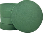 5 Pcs Floral Foam, Dry Wet Floral Foam Bricks Round for Artificial Flowers, 6.3 Inch
