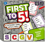 Skillmatics Board & Card Game - First to 5, Category Game with a Twist, Quick Thinking, Perfect for Parties, Christmas, Family Game Nights, Gifts for Kids, Teens, Adults, Ages 8, 9, 10 & Up