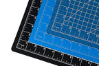 Dahle Vantage 10694 Premium Self-Healing Cutting Mat, 36"x48", 1/2" Grid, 5 Layers for Max Healing, Perfect for Crafts & Sewing, Blue