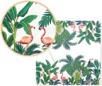 80-Pack Napkins Disposable Paper Towel Cocktail Dinner Party Decoration, White Flamingo
