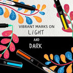 TBC The Best Crafts Acrylic Paint Markers, Big Volume Ink,Waterproof, Non-Toxic, odorless, Suitable for Paper, Pottery, Stones, Backpacks, Glass, Pack of 18