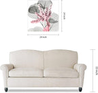 Empire Art Direct Frameless Free Floating Tempered Glass Panel Graphic Wall Art Ready to Hang, 24" x 24", Eucalyptus Bush 1