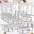 Halloween Party Friendly Feud Game with 2 Answer Buzzers, Team Building Feud Cards for Holiday Game Night Fun Trivia Quiz for Groups Office Class