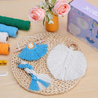 NEXBOX Macrame Kit for Kids & Adults Beginners, DIY Crafts for Girls Age 6-8 8-12 Year Old, Gifts Ideas for Birthday & Christmas - Colorful 3mm Cord