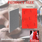 18 Pcs 320-2500 Grit Sanding Sponge, Ultra Fine Sanding Sponges Pads, Soft Foam Sand Block Wet Dry Sandpaper for Model Drywall Metal Wood Furniture Polishing