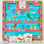 Magnetic Alphabet Maze,Montessori Magnetic Maze Board,Alphabet Puzzle Toddler Toys for Ages 2-4,Toddler Preschool Learning Toys