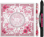 Mahjong Mat for Table 33x33 Inch, No-Crease, Anti-Slip, Noise-Reducing American Mahjong Mat, Mahjong Table Mat with Carry Bag, Neoprene Mahjong Mat for Poker, Card, Board(Pink)