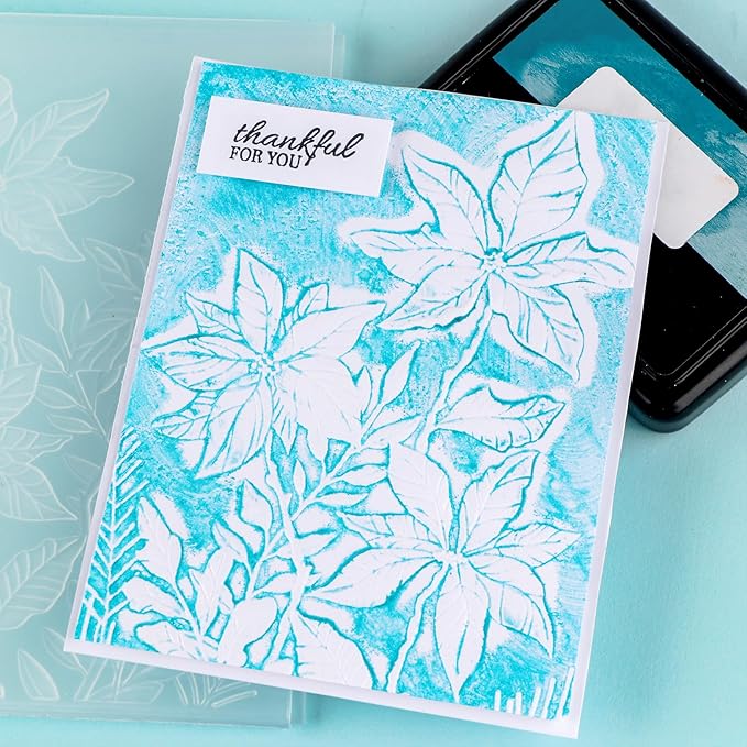 BAOFALI 3D Embossing Folder and Metal Die Set for Card Making,Maple Leaf Embossing Template Paper Card Embossing Stencil for DIY Scrapbooking Photo Album Card Paper Craft Decoration